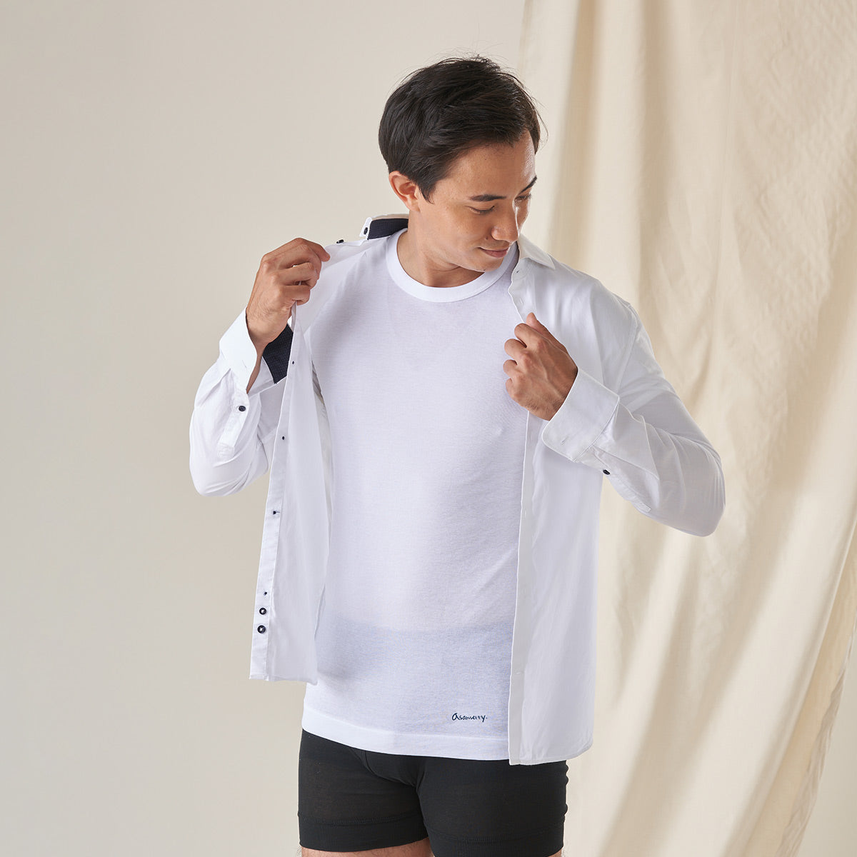 アサメリー 丸首Tシャツ