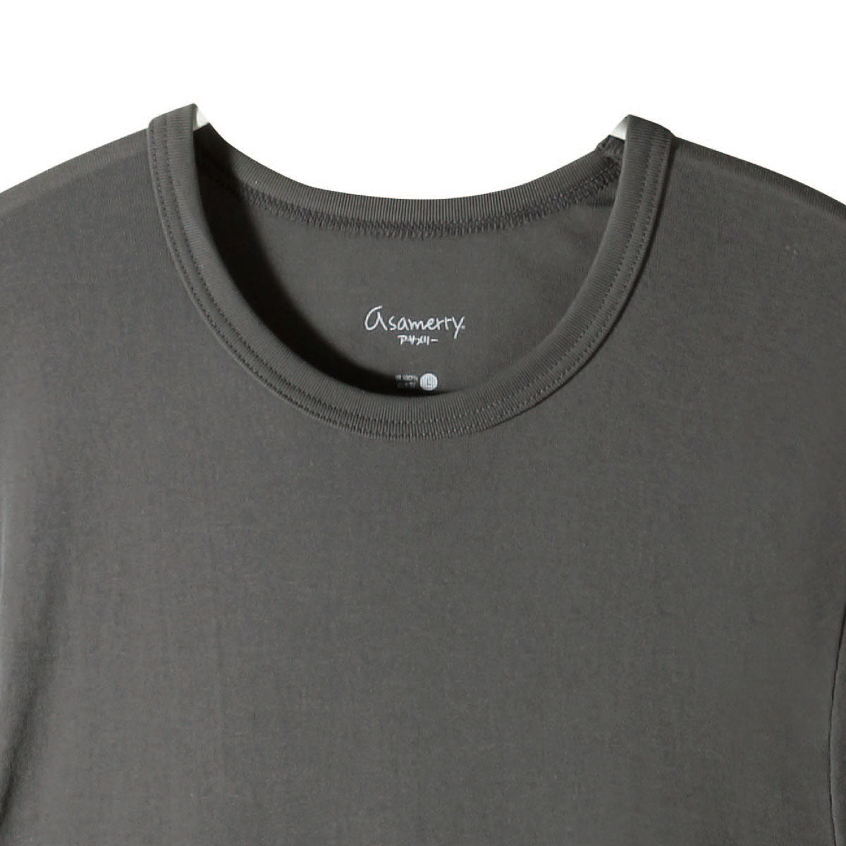 アサメリー カラーシリーズ 丸首Tシャツ