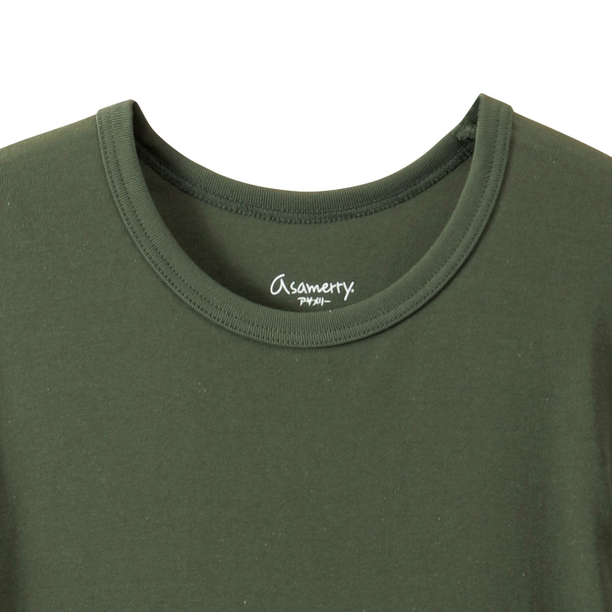 アサメリー カラーシリーズ 丸首Tシャツ