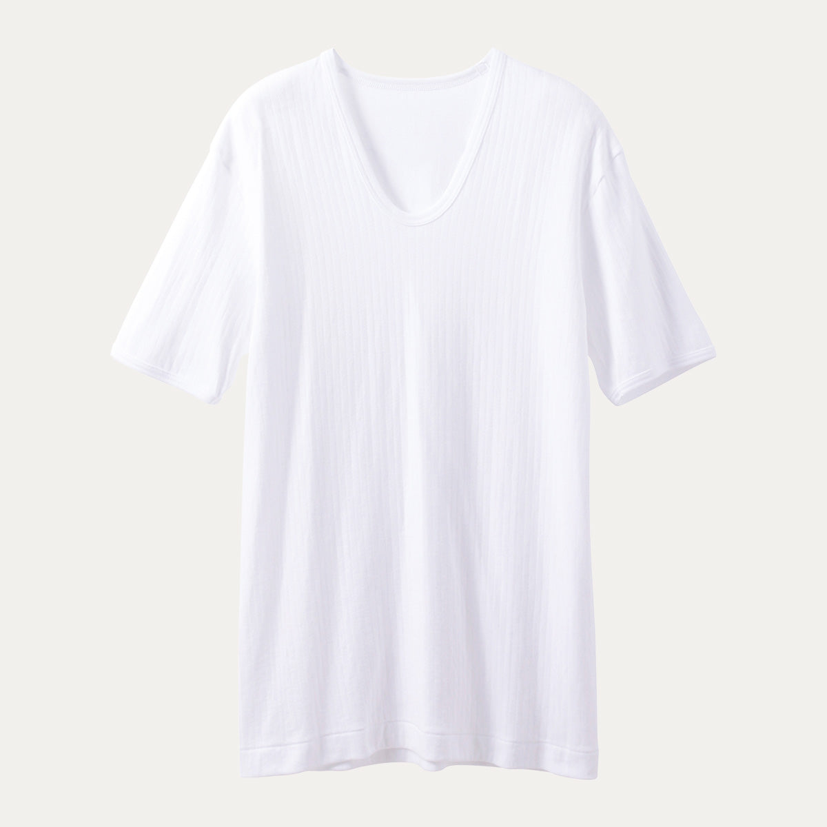 エアメリー コットン U首Tシャツ