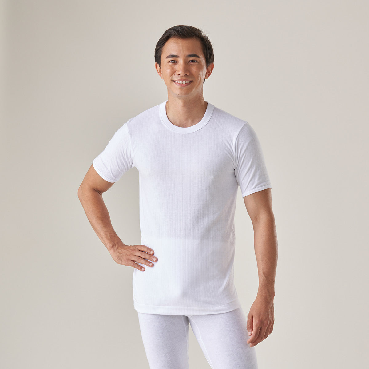 エアメリー コットン 丸首Tシャツ