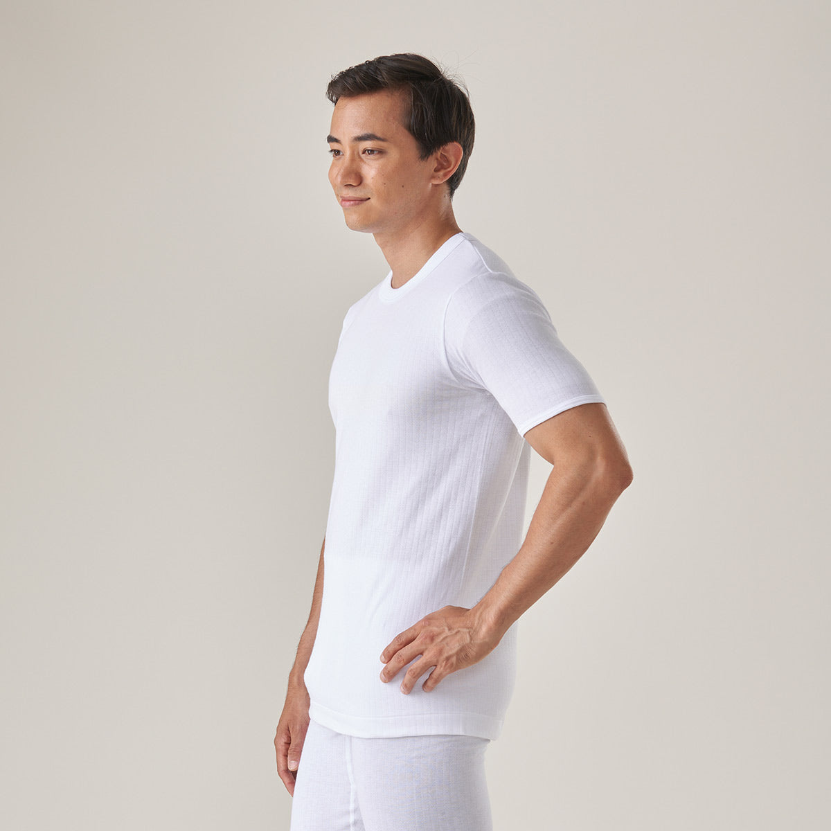 エアメリー コットン 丸首Tシャツ