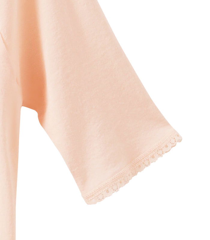 アサメリー 広巾レース 5分袖