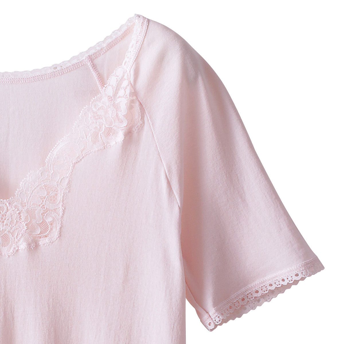 アサメリー 広巾レース 3分袖