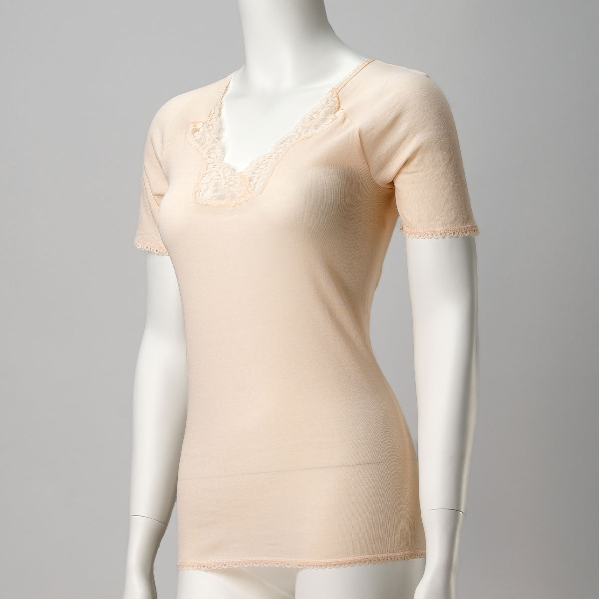 アサメリー 広巾レース 3分袖