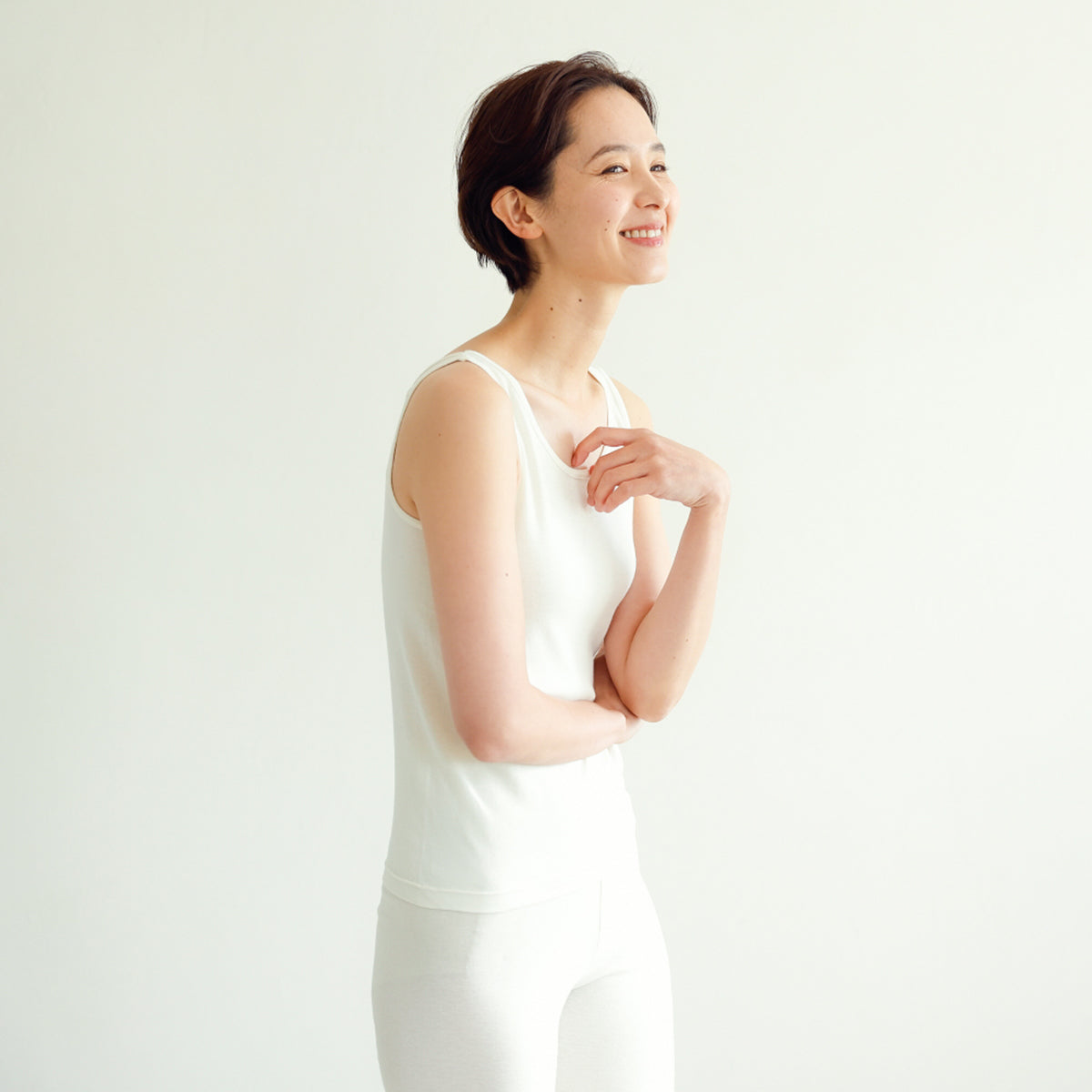 フードテキスタイル タンクトップ