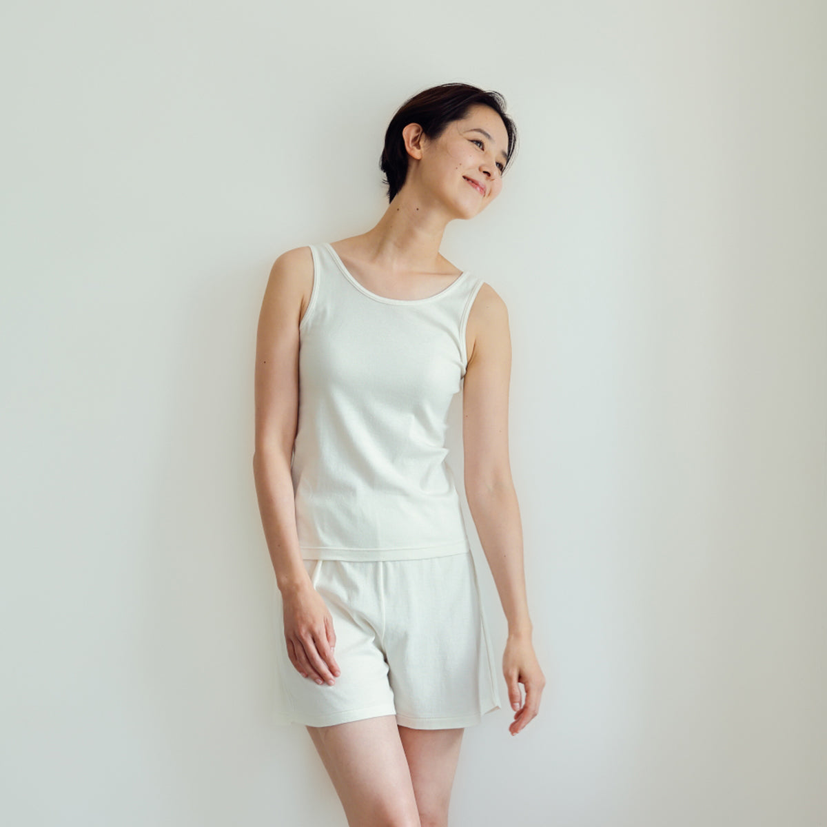 フードテキスタイル タンクトップ