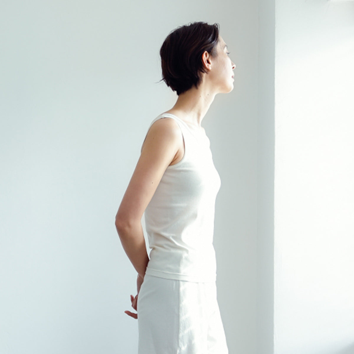 フードテキスタイル タンクトップ