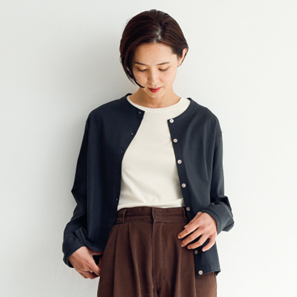 フードテキスタイル スリーブレス