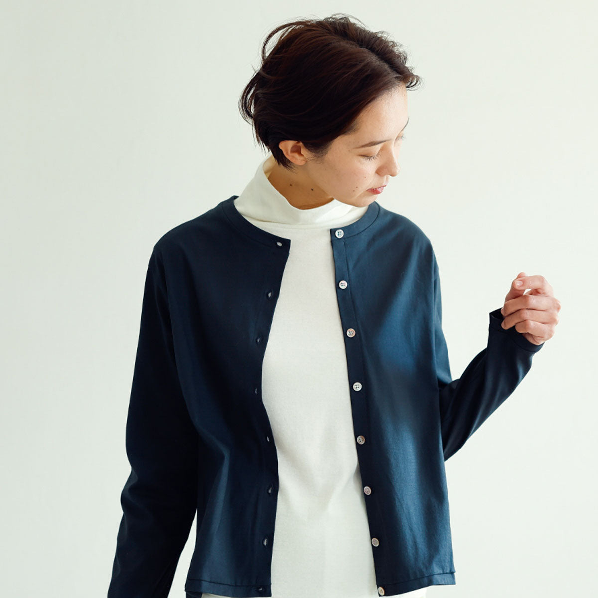 フードテキスタイル タートルネック