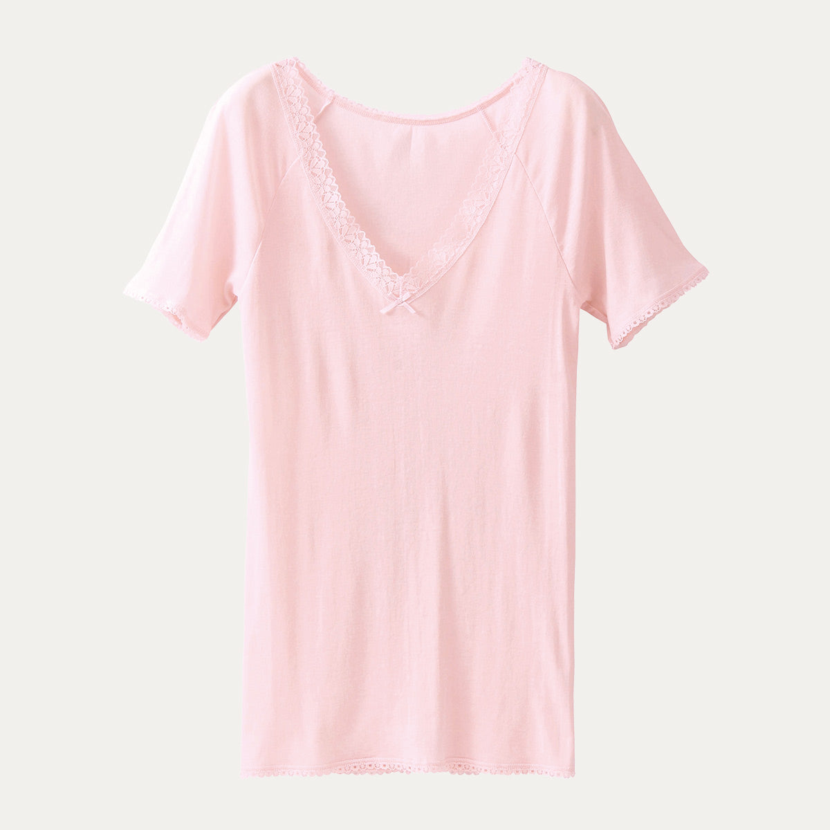 アサメリー 細巾レース 3分袖