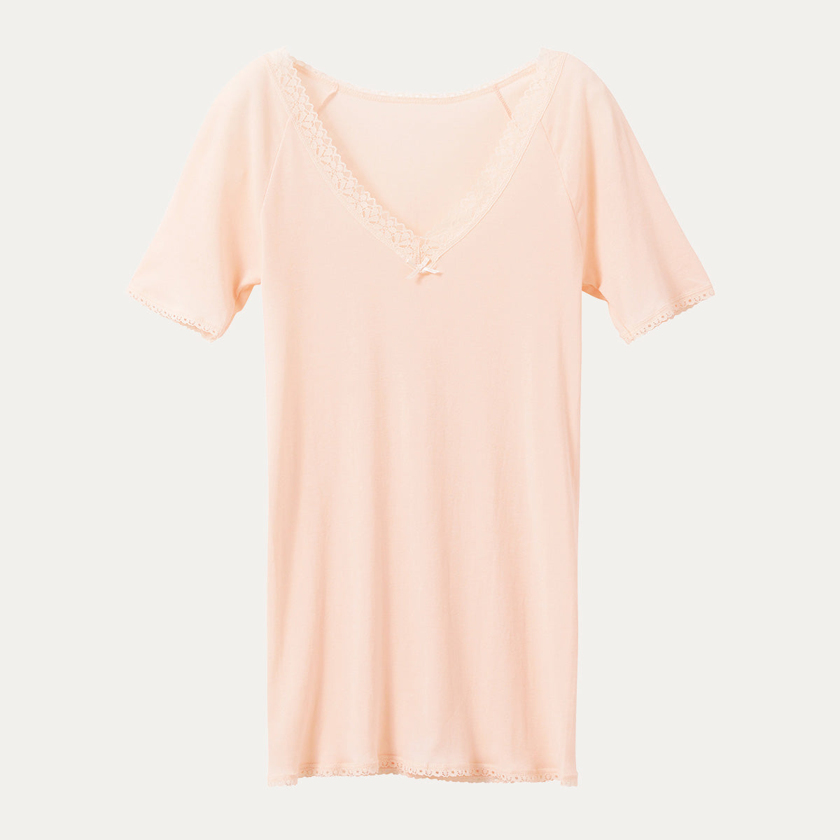 アサメリー 細巾レース 3分袖