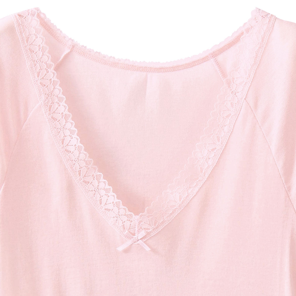 アサメリー 細巾レース 3分袖