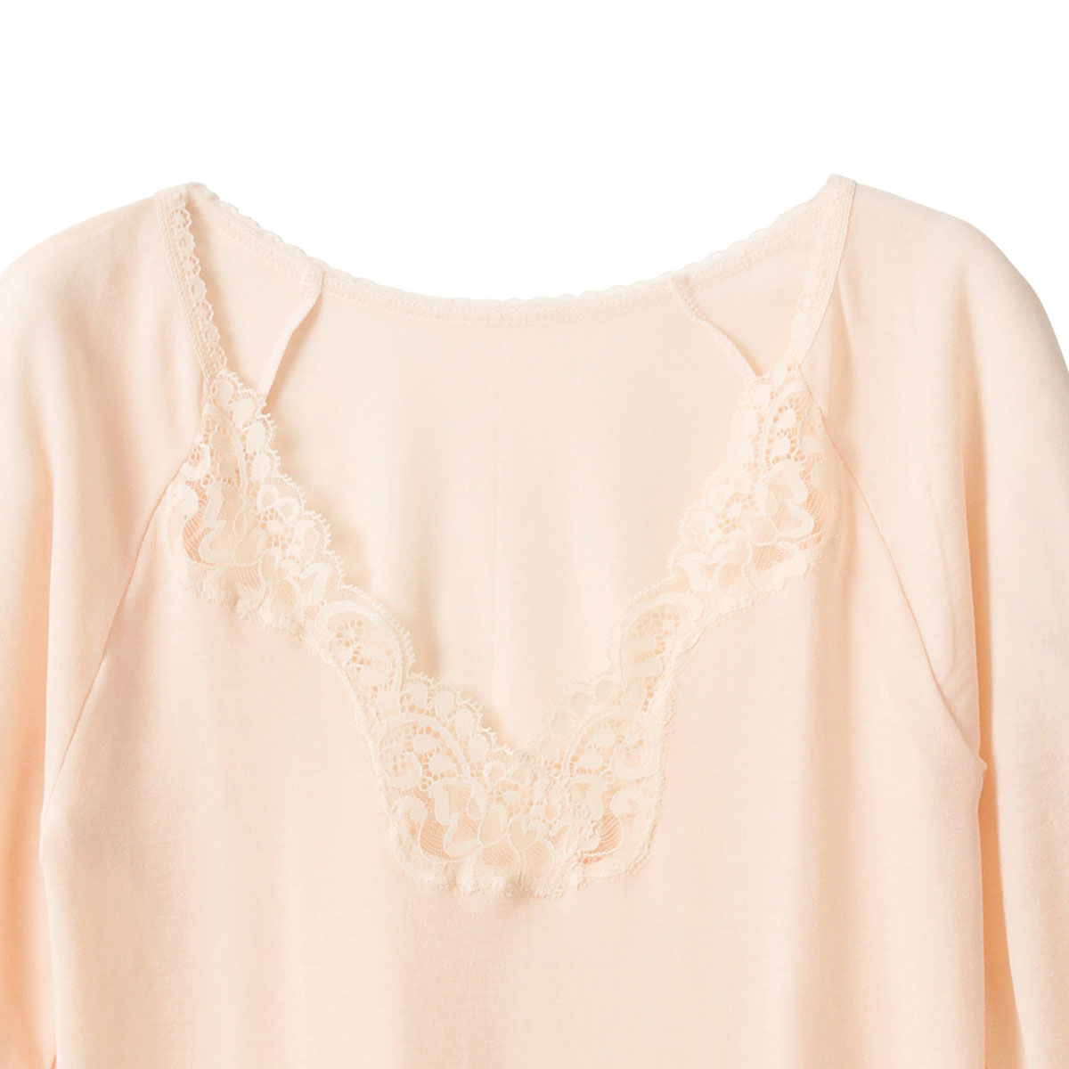 アサメリー 広巾レース 8分袖