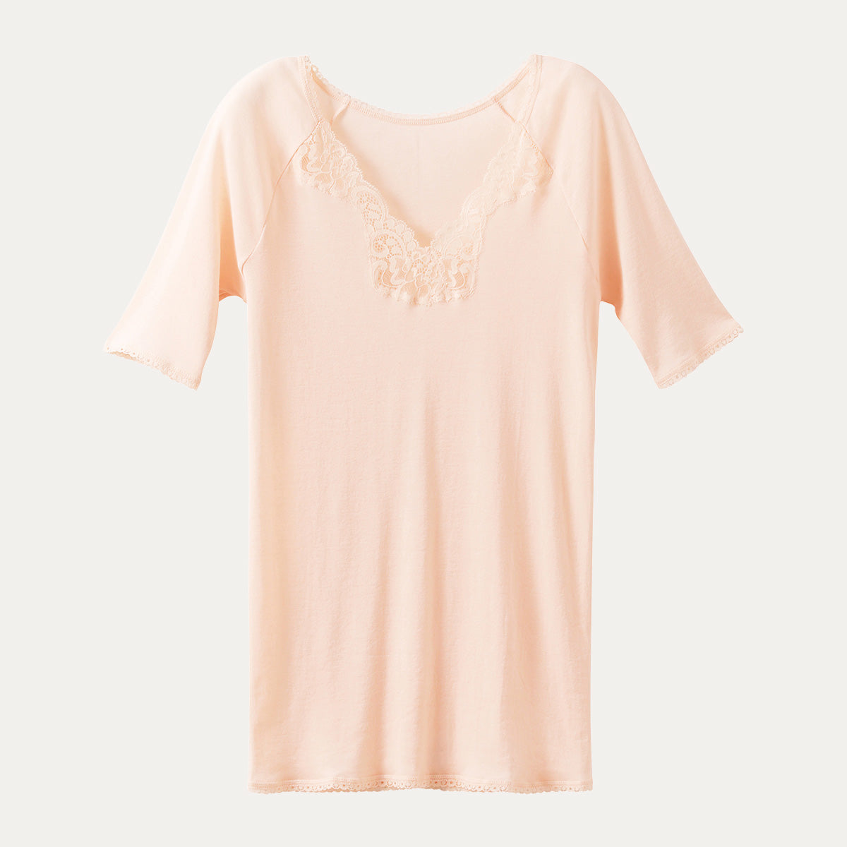 アサメリー 広巾レース 5分袖