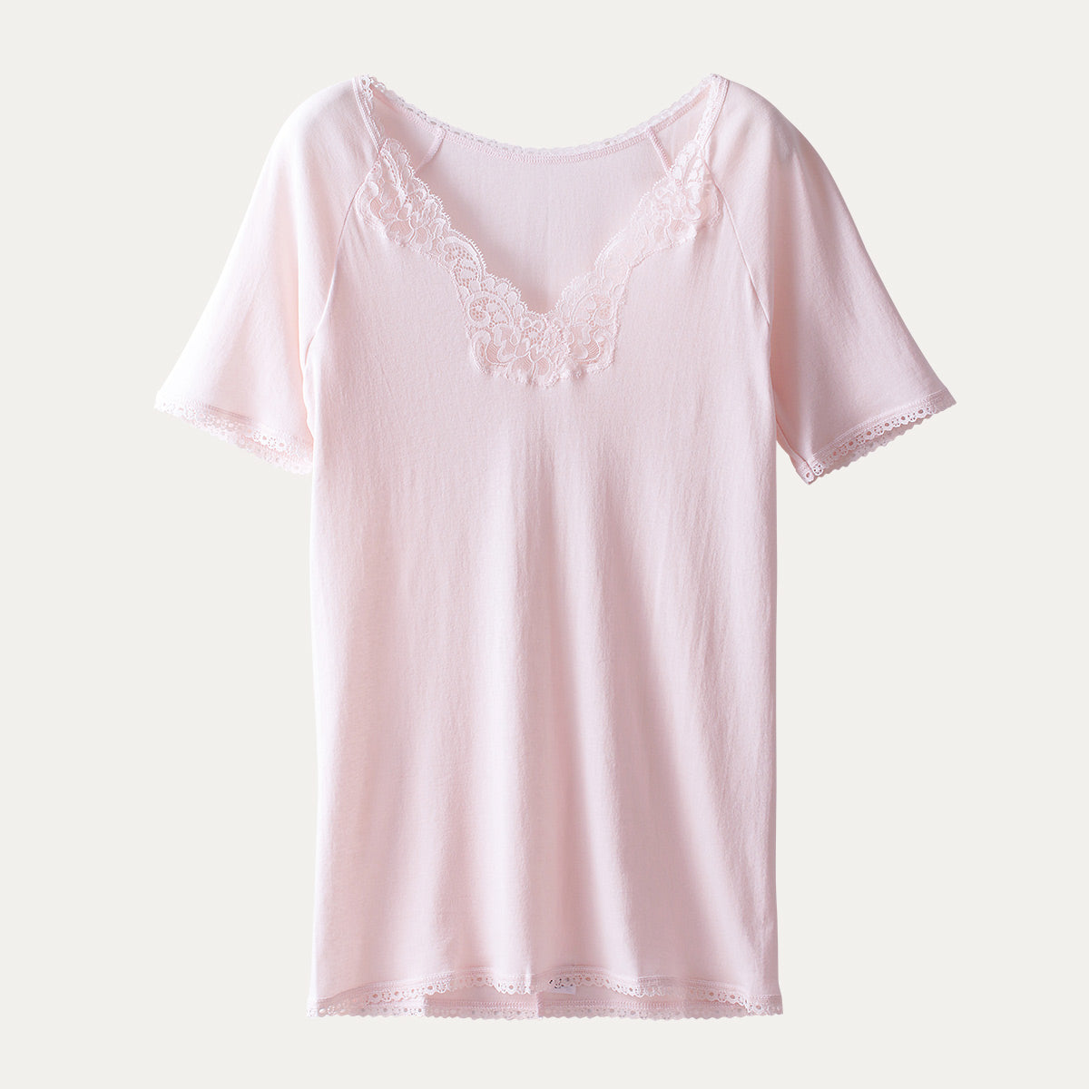 アサメリー 広巾レース 3分袖