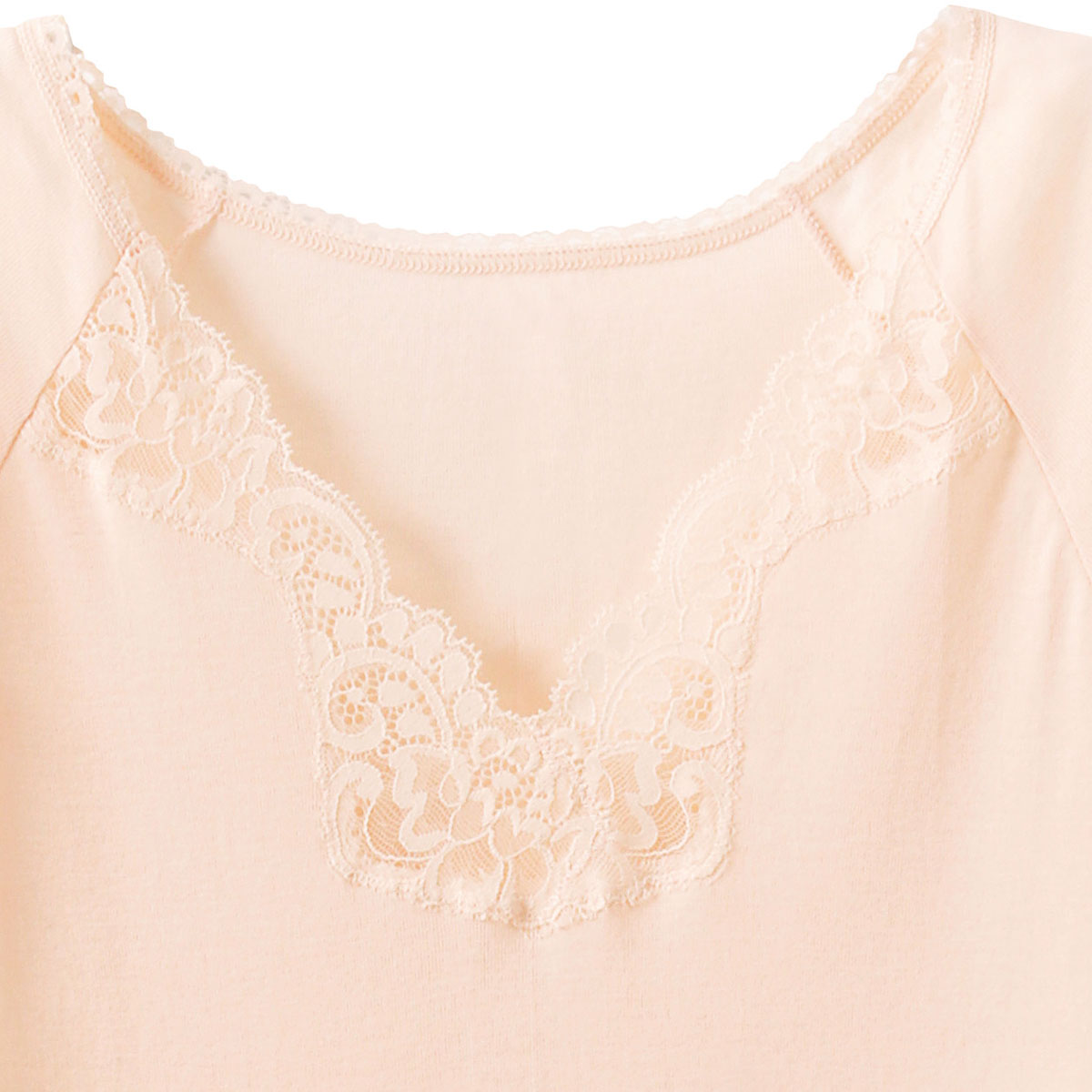 アサメリー 広巾レース 5分袖