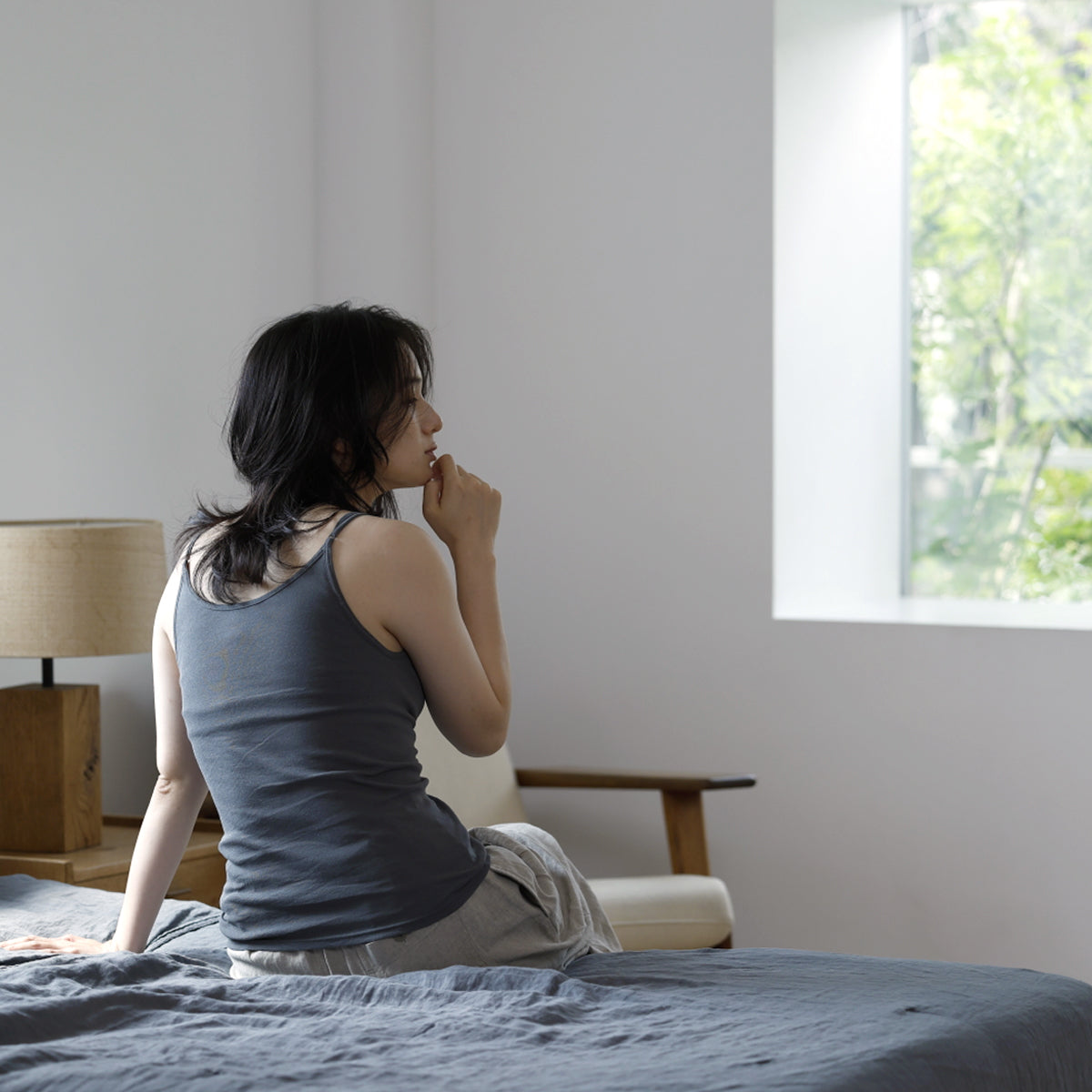 アサメリースタンダードシリーズ カップ付キャミソール