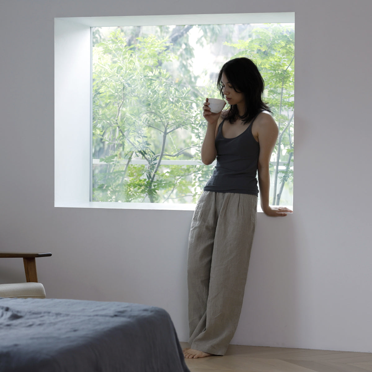 アサメリースタンダードシリーズ カップ付キャミソール