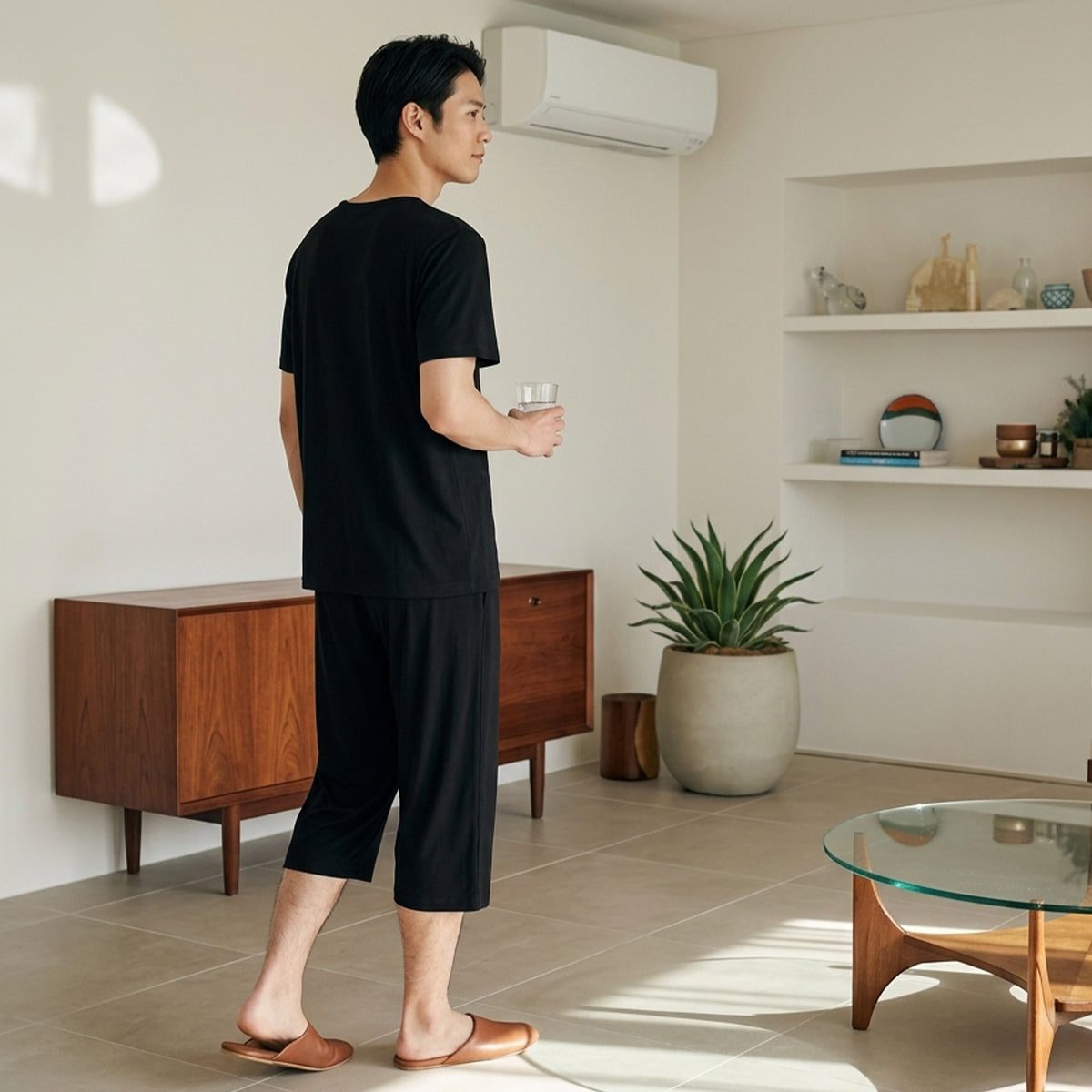アサメリー クールタッチ クルーネックTシャツ