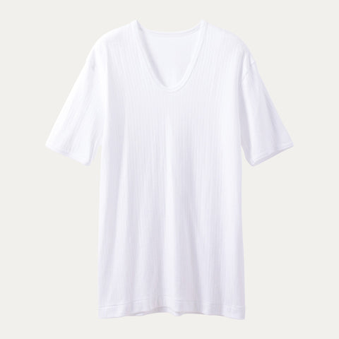 エアメリー コットン U首Tシャツ