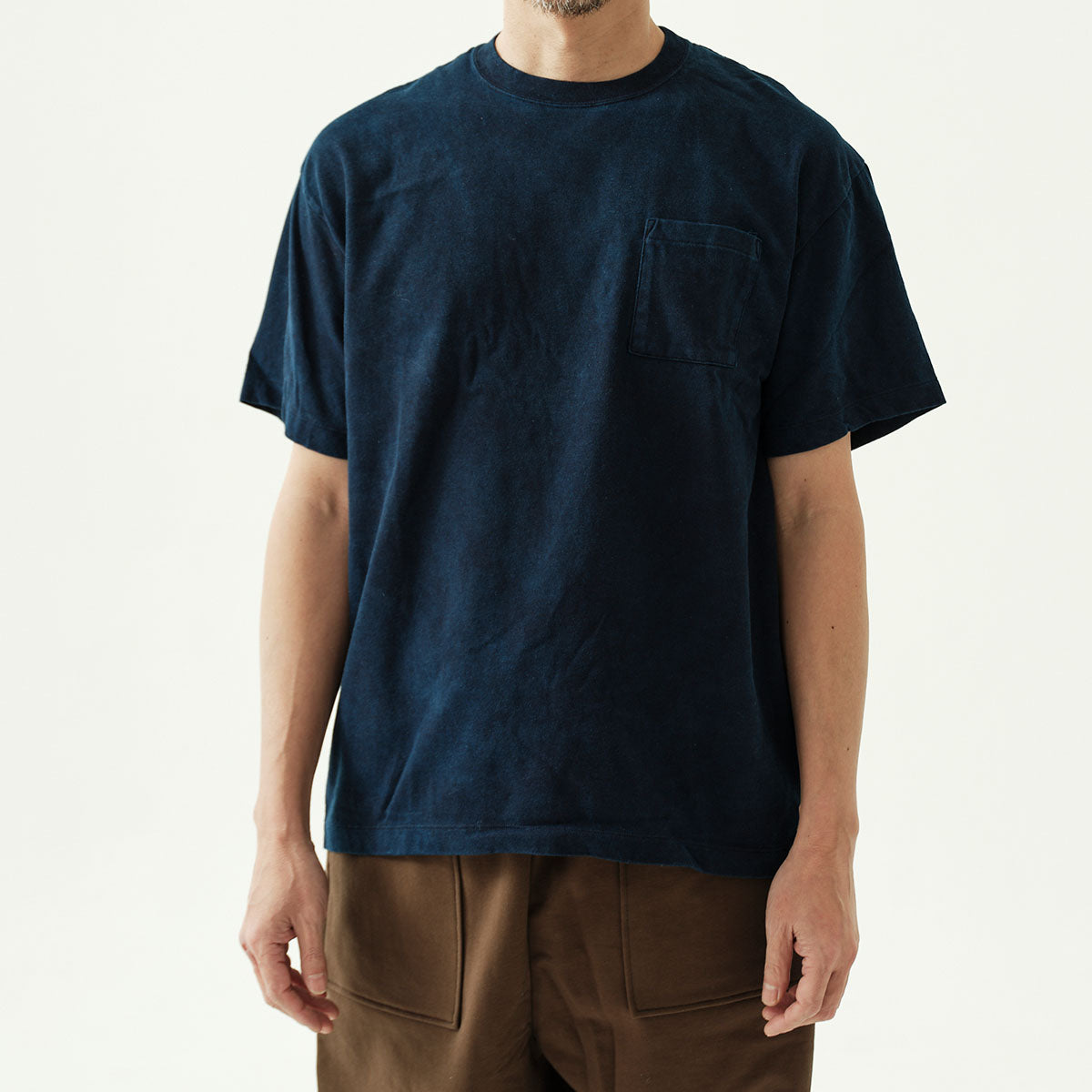 ANGLE 藍染めTシャツ