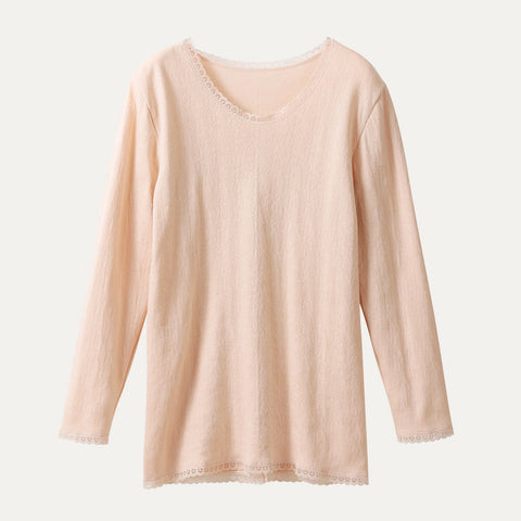 エアメリー コットン裏起毛 8分袖